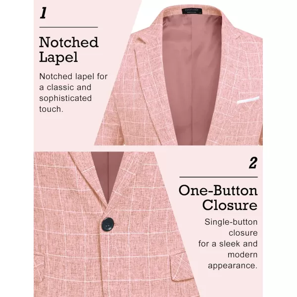 COOFANDY Men's Blazer Casual Sport Coats Slim Fit One Button Suit Jacket Lightweight Sports Jacket