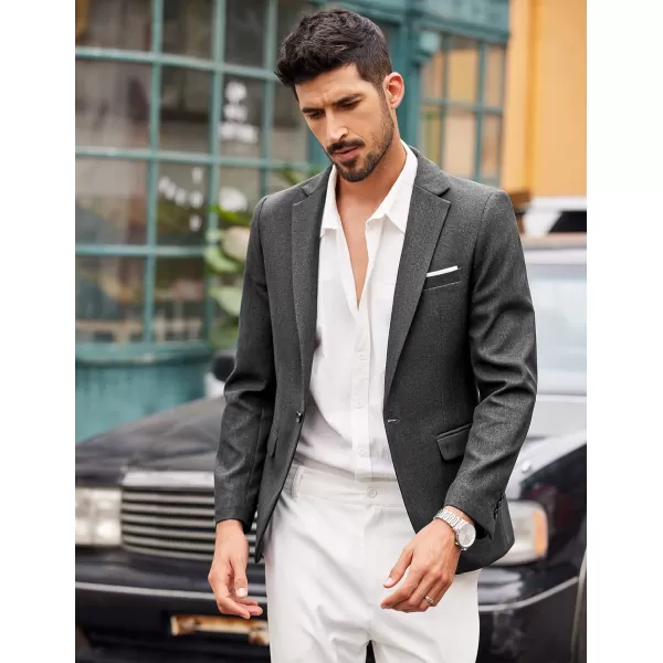 COOFANDY Men's Blazer Casual Sport Coats Slim Fit One Button Suit Jacket Lightweight Sports Jacket