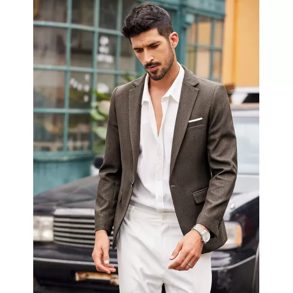 COOFANDY Men's Blazer Casual Sport Coats Slim Fit One Button Suit Jacket Lightweight Sports Jacket