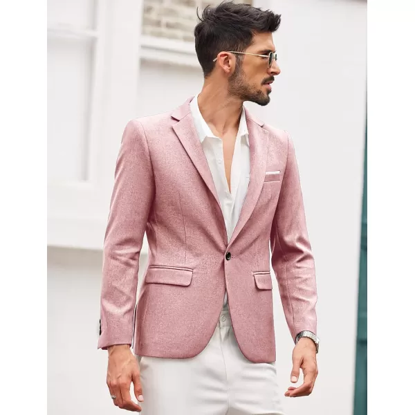COOFANDY Men's Blazer Casual Sport Coats Slim Fit One Button Suit Jacket Lightweight Sports Jacket