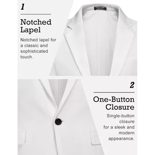 COOFANDY Men's Blazer Casual Sport Coats Slim Fit One Button Suit Jacket Lightweight Sports Jacket