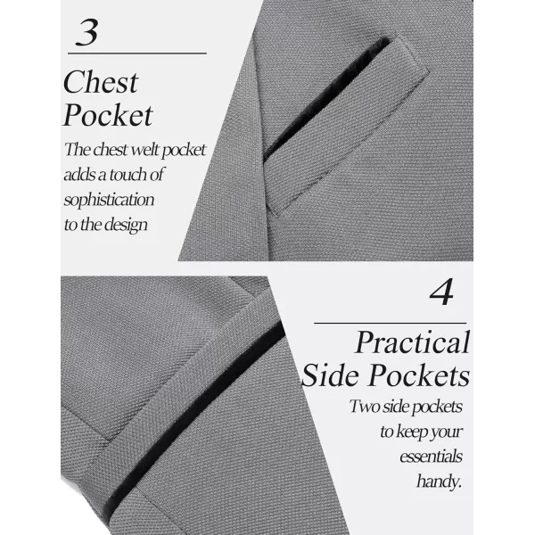 COOFANDY Men's Casual Blazer Jacket Slim Fit Sports Coat Business Suit Jackets One Button