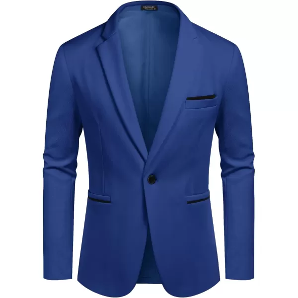 COOFANDY Men's Casual Blazer Jacket Slim Fit Sports Coat Business Suit Jackets One Button