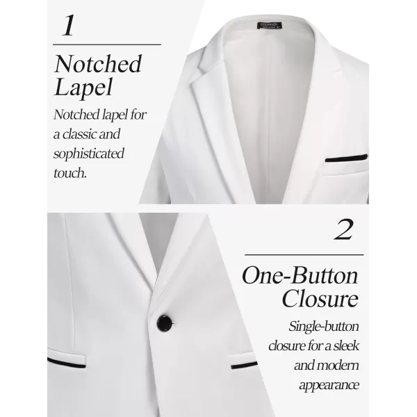 COOFANDY Men's Casual Blazer Jacket Slim Fit Sports Coat Business Suit Jackets One Button