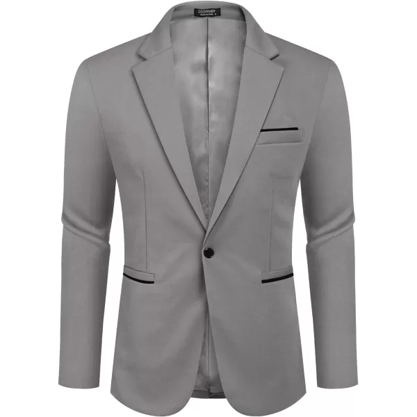 COOFANDY Men's Casual Blazer Jacket Slim Fit Sports Coat Business Suit Jackets One Button