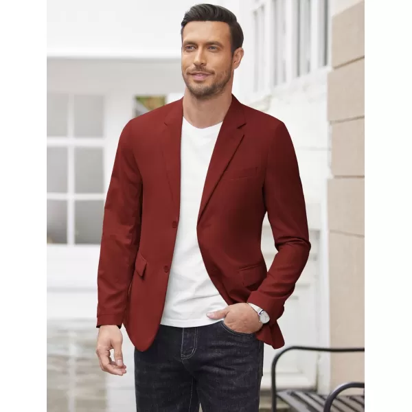 COOFANDY Men’s Casual Blazer Jackets Two Button Lightweight Slim Fit Sports Coat