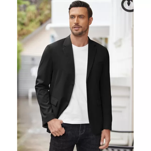 COOFANDY Men’s Casual Blazer Jackets Two Button Lightweight Slim Fit Sports Coat