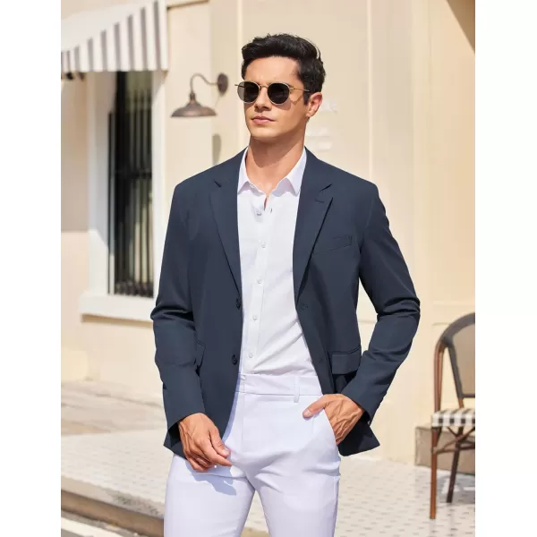 COOFANDY Men’s Casual Blazer Jackets Two Button Lightweight Slim Fit Sports Coat