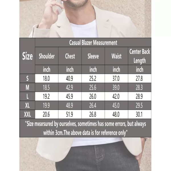 COOFANDY Men’s Casual Blazer Jackets Two Button Lightweight Slim Fit Sports Coat