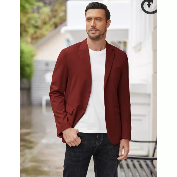 COOFANDY Men’s Casual Blazer Jackets Two Button Lightweight Slim Fit Sports Coat