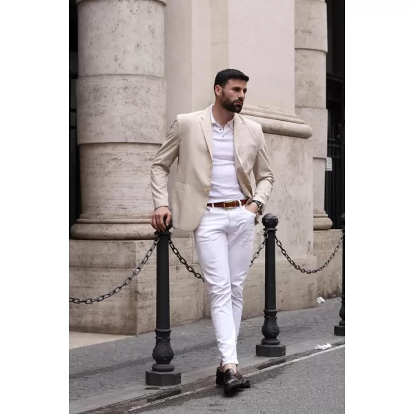 COOFANDY Men’s Casual Blazer Jackets Two Button Lightweight Slim Fit Sports Coat