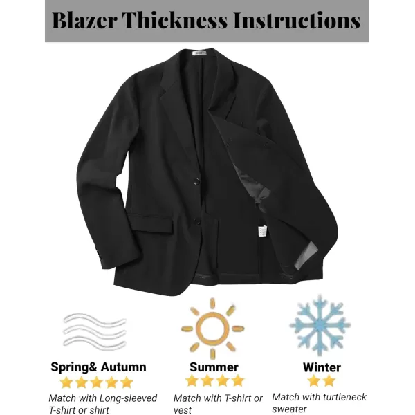 COOFANDY Men’s Casual Blazer Jackets Two Button Lightweight Slim Fit Sports Coat