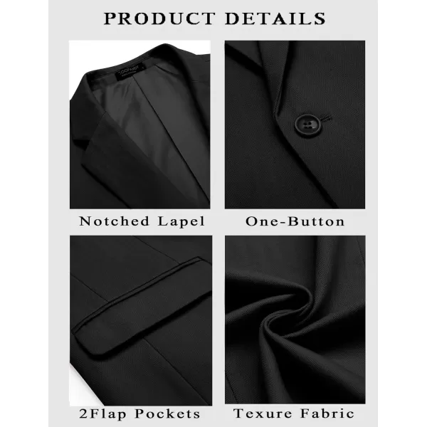 COOFANDY Mens Casual Blazer Slim Fit Sport Coats One Button Stylish Business Suit Jacket