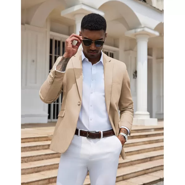 COOFANDY Mens Casual Blazer Slim Fit Sport Coats One Button Stylish Business Suit Jacket