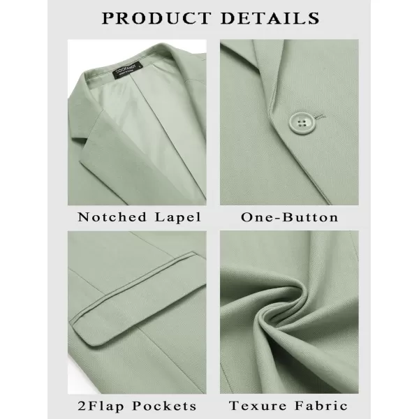 COOFANDY Mens Casual Blazer Slim Fit Sport Coats One Button Stylish Business Suit Jacket