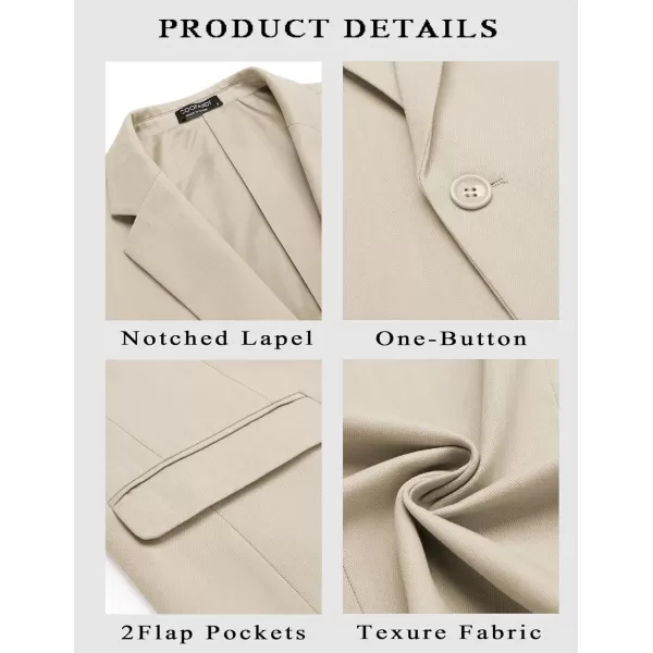 COOFANDY Mens Casual Blazer Slim Fit Sport Coats One Button Stylish Business Suit Jacket