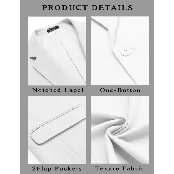 COOFANDY Mens Casual Blazer Slim Fit Sport Coats One Button Stylish Business Suit Jacket