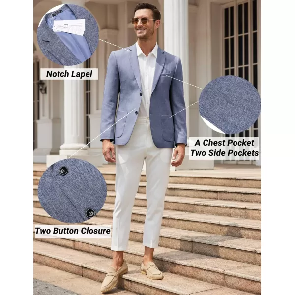 COOFANDY Mens Casual Blazer Sport Coat Slim Fit Two Button Suit Jackets Lightweight Business Sports Jacket