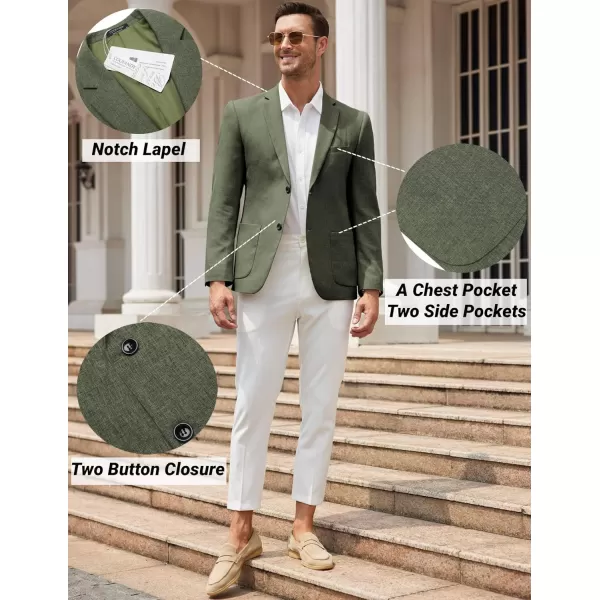 COOFANDY Mens Casual Blazer Sport Coat Slim Fit Two Button Suit Jackets Lightweight Business Sports Jacket
