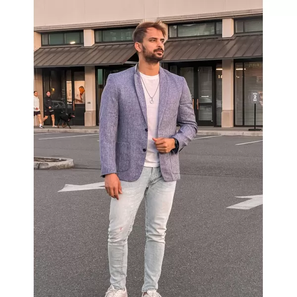 COOFANDY Mens Casual Blazer Sport Coat Slim Fit Two Button Suit Jackets Lightweight Business Sports Jacket
