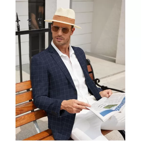 COOFANDY Mens Casual Blazer Sport Coat Slim Fit Two Button Suit Jackets Lightweight Business Sports Jacket