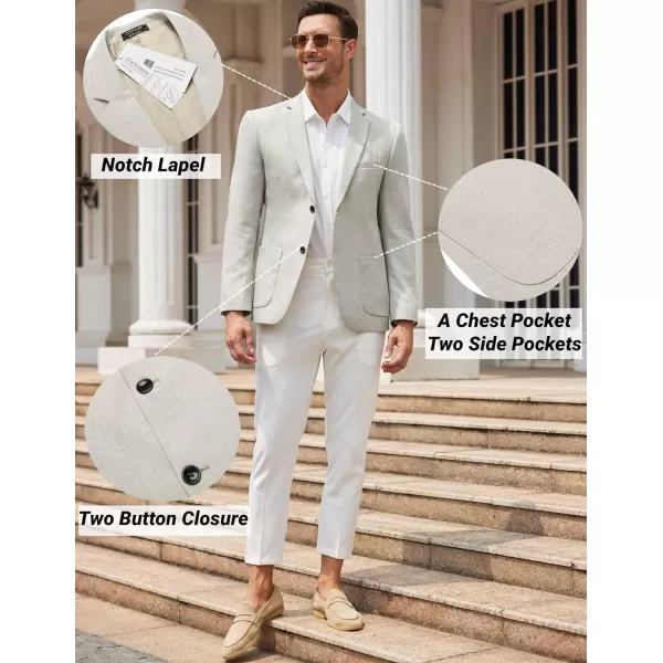 COOFANDY Mens Casual Blazer Sport Coat Slim Fit Two Button Suit Jackets Lightweight Business Sports Jacket