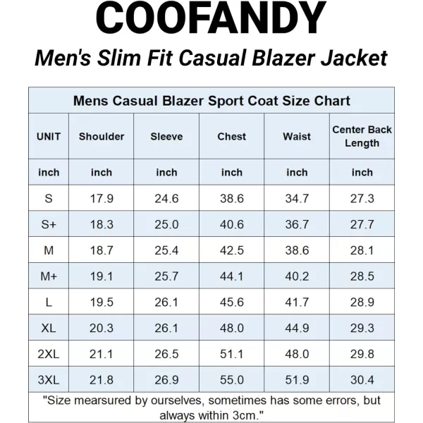 COOFANDY Mens Casual Blazer Sport Coat Slim Fit Two Button Suit Jackets Lightweight Business Sports Jacket
