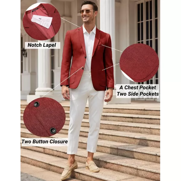COOFANDY Mens Casual Blazer Sport Coat Slim Fit Two Button Suit Jackets Lightweight Business Sports Jacket