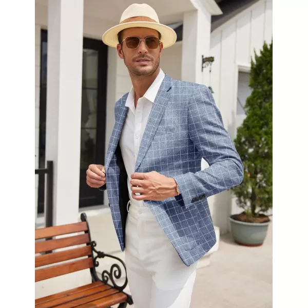 COOFANDY Mens Casual Blazer Sport Coat Slim Fit Two Button Suit Jackets Lightweight Business Sports Jacket