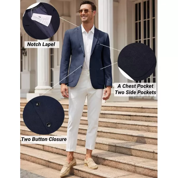 COOFANDY Mens Casual Blazer Sport Coat Slim Fit Two Button Suit Jackets Lightweight Business Sports Jacket