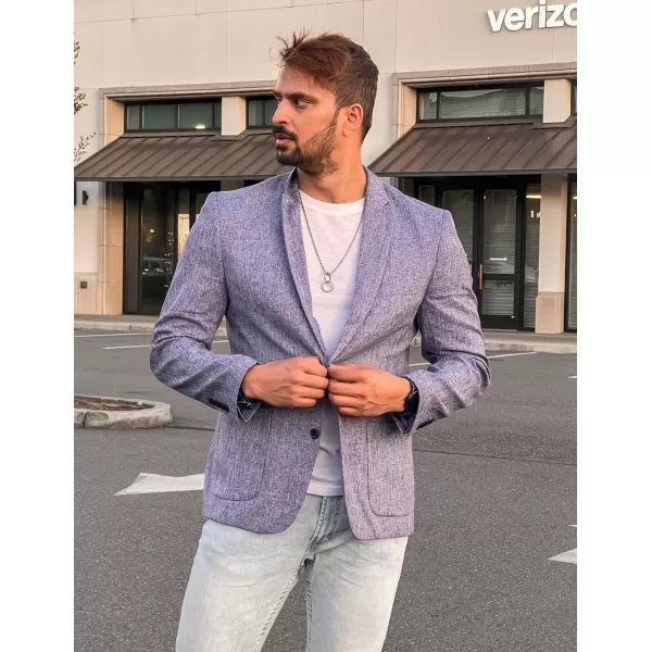 COOFANDY Mens Casual Blazer Sport Coat Slim Fit Two Button Suit Jackets Lightweight Business Sports Jacket