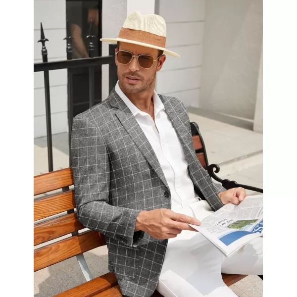 COOFANDY Mens Casual Blazer Sport Coat Slim Fit Two Button Suit Jackets Lightweight Business Sports Jacket