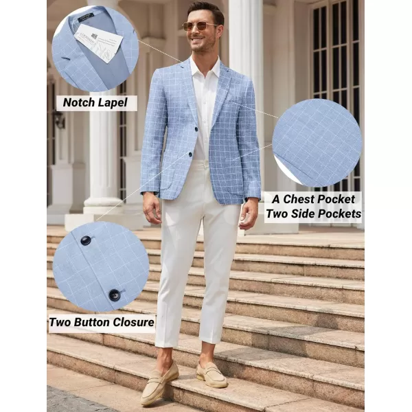 COOFANDY Mens Casual Blazer Sport Coat Slim Fit Two Button Suit Jackets Lightweight Business Sports Jacket