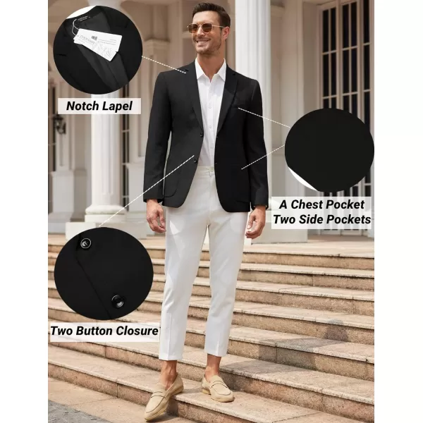 COOFANDY Mens Casual Blazer Sport Coat Slim Fit Two Button Suit Jackets Lightweight Business Sports Jacket