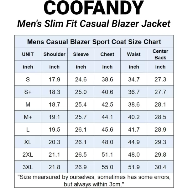 COOFANDY Mens Casual Blazer Sport Coat Slim Fit Two Button Suit Jackets Lightweight Business Sports Jacket
