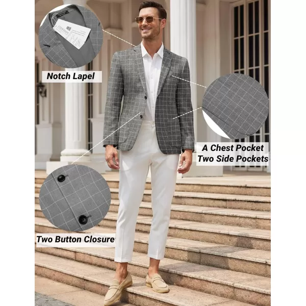 COOFANDY Mens Casual Blazer Sport Coat Slim Fit Two Button Suit Jackets Lightweight Business Sports Jacket