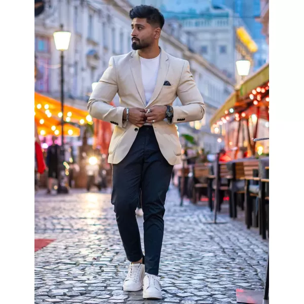 COOFANDY Mens Casual Blazer Sport Coat Slim Fit Two Button Suit Jackets Lightweight Business Sports Jacket