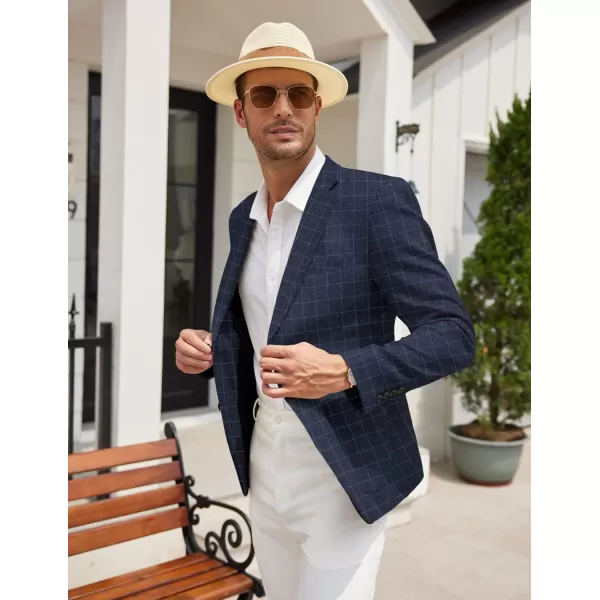 COOFANDY Mens Casual Blazer Sport Coat Slim Fit Two Button Suit Jackets Lightweight Business Sports Jacket