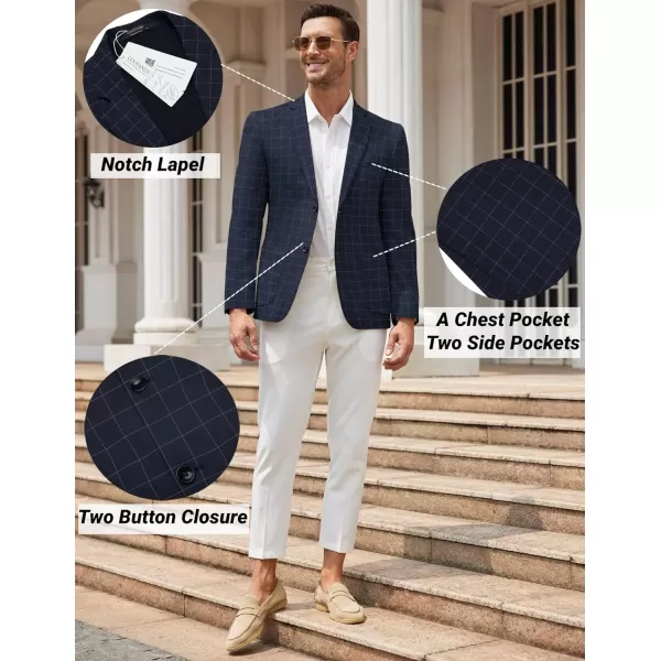COOFANDY Mens Casual Blazer Sport Coat Slim Fit Two Button Suit Jackets Lightweight Business Sports Jacket