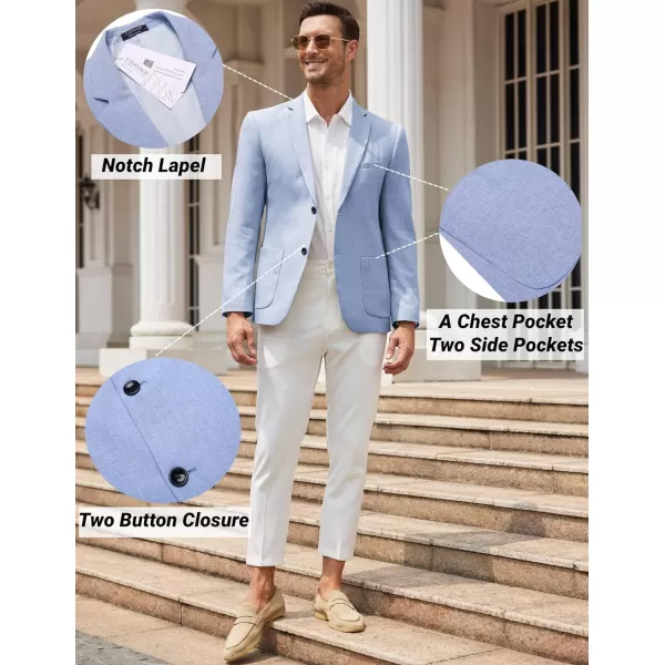 COOFANDY Mens Casual Blazer Sport Coat Slim Fit Two Button Suit Jackets Lightweight Business Sports Jacket