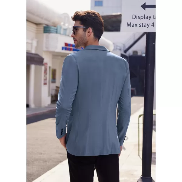 COOFANDY Men's Casual Linen Blazer Lightweight Regular Fit Sport Coat One Button Suit Jacket
