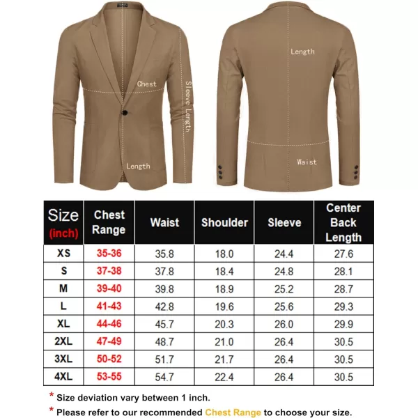 COOFANDY Men's Casual Linen Blazer Lightweight Regular Fit Sport Coat One Button Suit Jacket