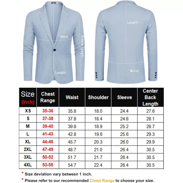 COOFANDY Men's Casual Linen Blazer Lightweight Regular Fit Sport Coat One Button Suit Jacket