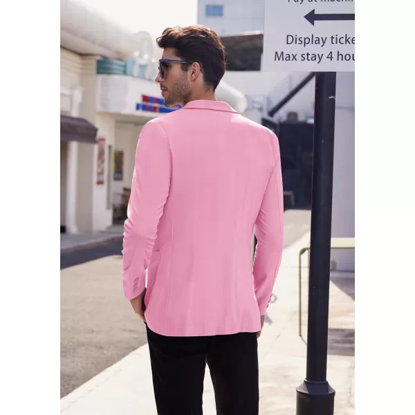 COOFANDY Men's Casual Linen Blazer Lightweight Regular Fit Sport Coat One Button Suit Jacket