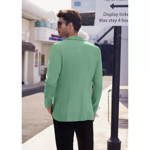 COOFANDY Men's Casual Linen Blazer Lightweight Regular Fit Sport Coat One Button Suit Jacket