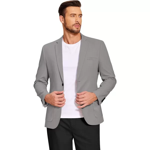 COOFANDY Men's Casual Linen Blazer Lightweight Regular Fit Sport Coat One Button Suit Jacket