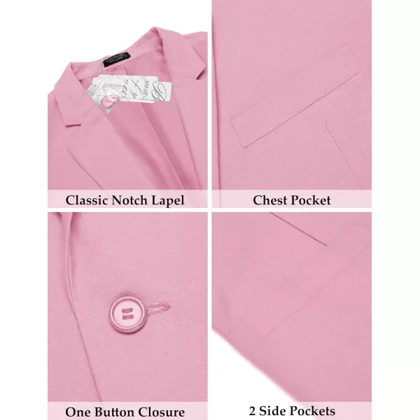 COOFANDY Men's Casual Linen Blazer Lightweight Regular Fit Sport Coat One Button Suit Jacket