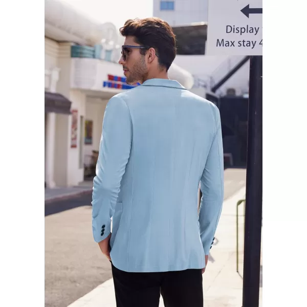 COOFANDY Men's Casual Linen Blazer Lightweight Regular Fit Sport Coat One Button Suit Jacket