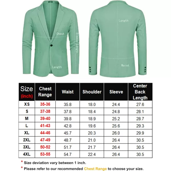 COOFANDY Men's Casual Linen Blazer Lightweight Regular Fit Sport Coat One Button Suit Jacket