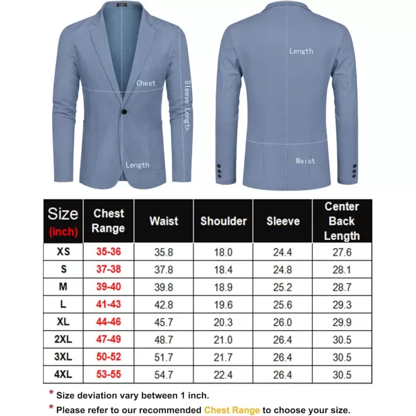COOFANDY Men's Casual Linen Blazer Lightweight Regular Fit Sport Coat One Button Suit Jacket